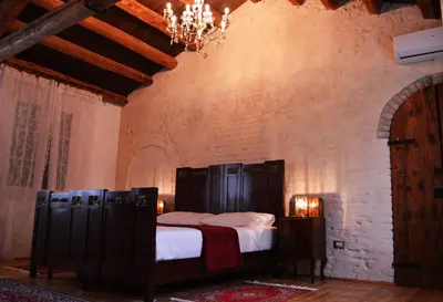 Letto o letti in una camera di B&B Elizabeth