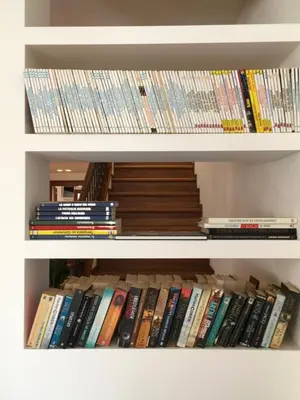 Biblioteca nell'appartamento