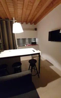 TV o dispositivi per l'intrattenimento presso Cinquelune Apartment