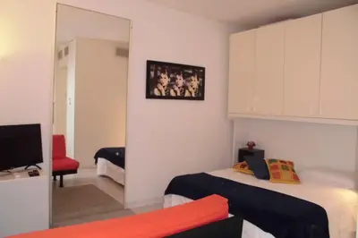 Letto o letti in una camera di Solo TUO