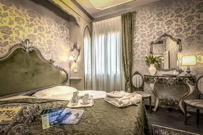 Letto o letti in una camera di Hotel Bel Sito e Berlino