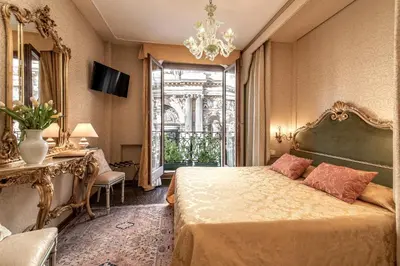 Letto o letti in una camera di Hotel Bel Sito e Berlino