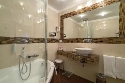 Bagno di Hotel Bel Sito e Berlino