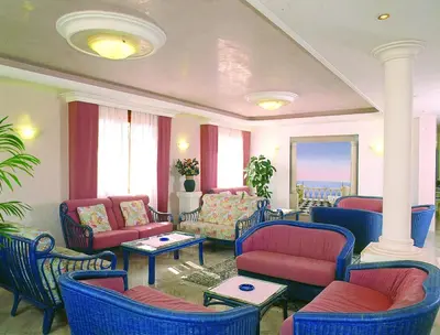 Area soggiorno di Hotel Bertha Fronte Mare
