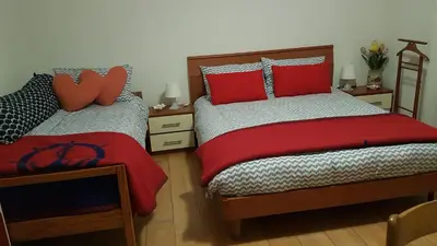 Letto o letti in una camera di B&B Kristina