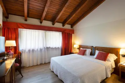 Letto o letti in una camera di Hotel Ristorante Fior