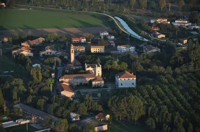 Vista aerea di Temporin Ospitalità