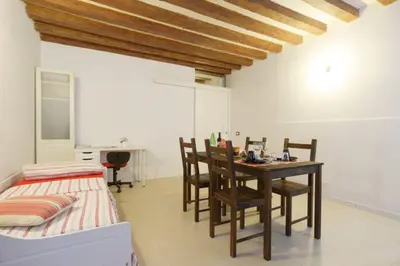 Letto o letti in una camera di Salizada San Francesco