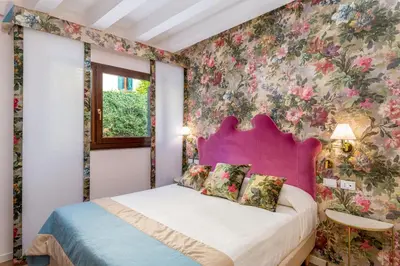 Letto o letti in una camera di Hotel Villa Rosa