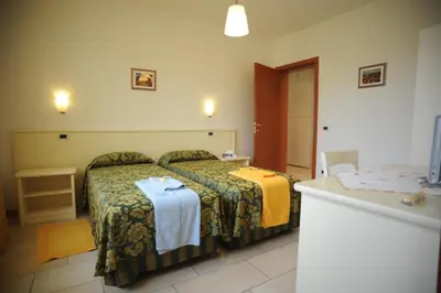 Letto o letti in una camera di Agostini Daniela B&B
