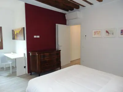 Letto o letti in una camera di Ca' Sansovino