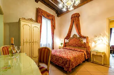 Letto o letti in una camera di Hotel Al Vagon