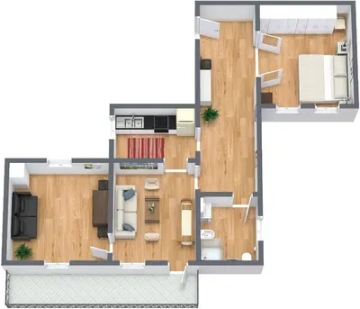 Planimetria di DolceVita Apartments N 331