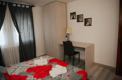 Letto o letti in una camera di Casa Alyssa