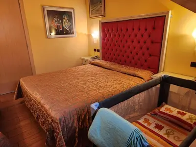 Letto o letti in una camera di Alle Torri