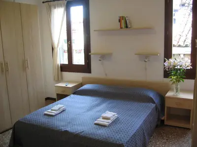 Letto o letti in una camera di B&B Santo Stefano - Venezia