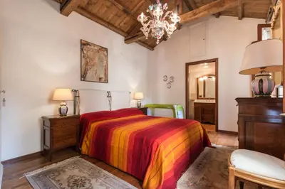 Letto o letti in una camera di Serenissima
