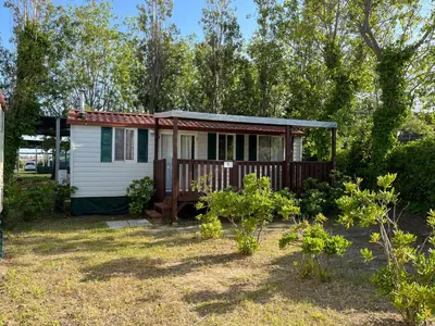 Giardino di Sunny Beach Mobile Homes Rosapineta