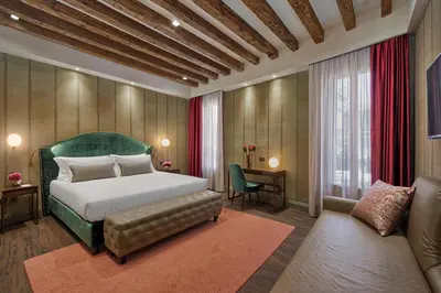 Letto o letti in una camera di Suite735