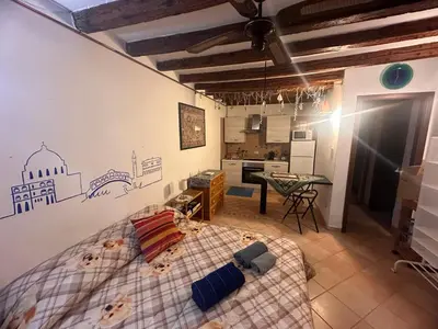 Letto o letti in una camera di High Hopes