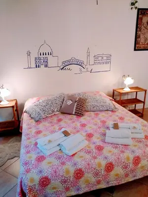 Letto o letti in una camera di High Hopes