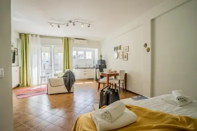 Letto o letti in una camera di ARCA Conte Rosso Apartments