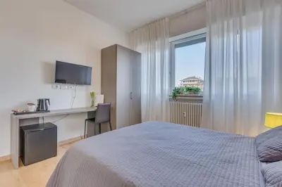 Letto o letti in una camera di Rooms Vidar