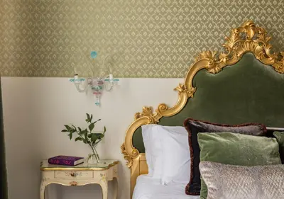Letto o letti in una camera di Hotel La Residenza