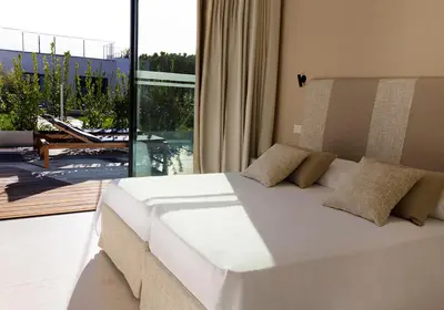 Letto o letti in una camera di Hotel Mediterraneo Suite&Residence