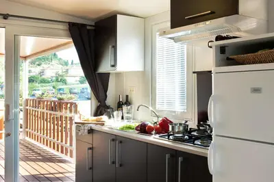 Cucina o angolo cottura di Villaggio Camping Europa