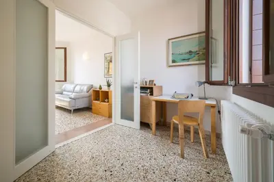 Area soggiorno di VeNICe Cera Casa Margherita