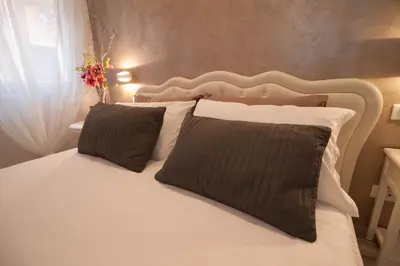 Letto o letti in una camera di Ca del Pape