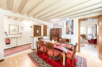 Area soggiorno di Ca' del Carro Family Apartment