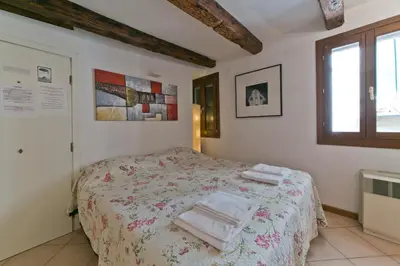 Letto o letti in una camera di Ca' Biennale
