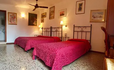 Letto o letti in una camera di Antica Locanda Montin