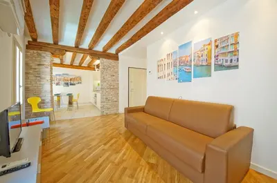 Area soggiorno di DolceVita Apartments N 393