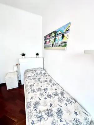 Letto o letti in una camera di Da Elsa
