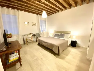 Letto o letti in una camera di Santa Caterina