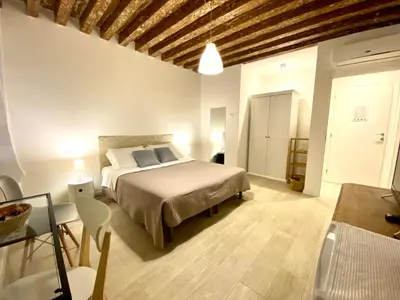 Letto o letti in una camera di Santa Caterina