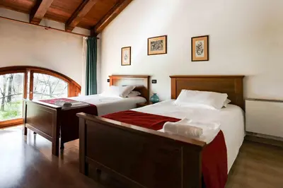 Letto o letti in una camera di Agriturismo Rechsteiner