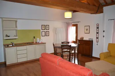 Cucina o angolo cottura di Agriturismo Terra di Zosagna