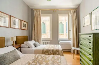 Letto o letti in una camera di Venezia San Samuele