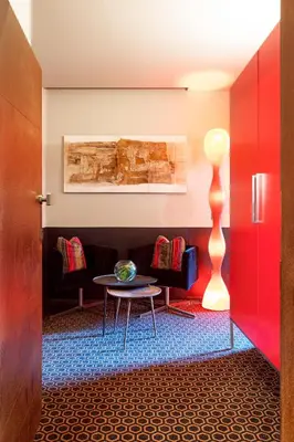 Area soggiorno di Charming House Iqs