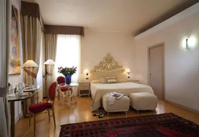 Letto o letti in una camera di Hotel Liassidi Palace