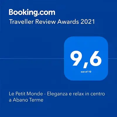 Certificato, attestato, insegna o altro documento esposto da Le Petit Monde - Eleganza e relax in centro a Abano Terme