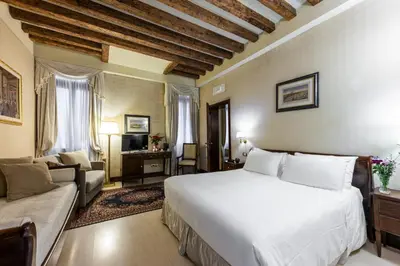 Letto o letti in una camera di Ca' Del Nobile