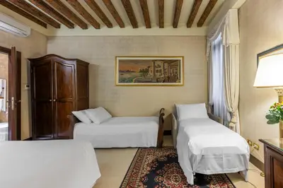 Letto o letti in una camera di Ca' Del Nobile