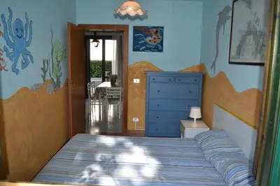 Letto o letti in una camera di Casa Teresa
