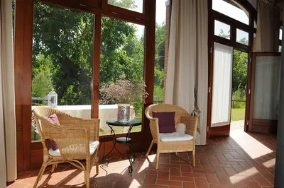 Area soggiorno di Residence Valle Cavallino