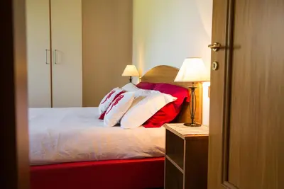 Letto o letti in una camera di Residence Valle Cavallino